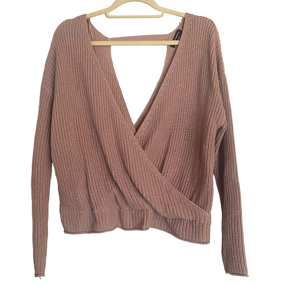 Juniors Knit Sweater Top Size Large